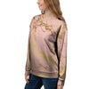 Pink Gold Marble Women's Sweatshirt-grizzshop