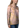 Pink Gold Marble Women's Sweatshirt-grizzshop