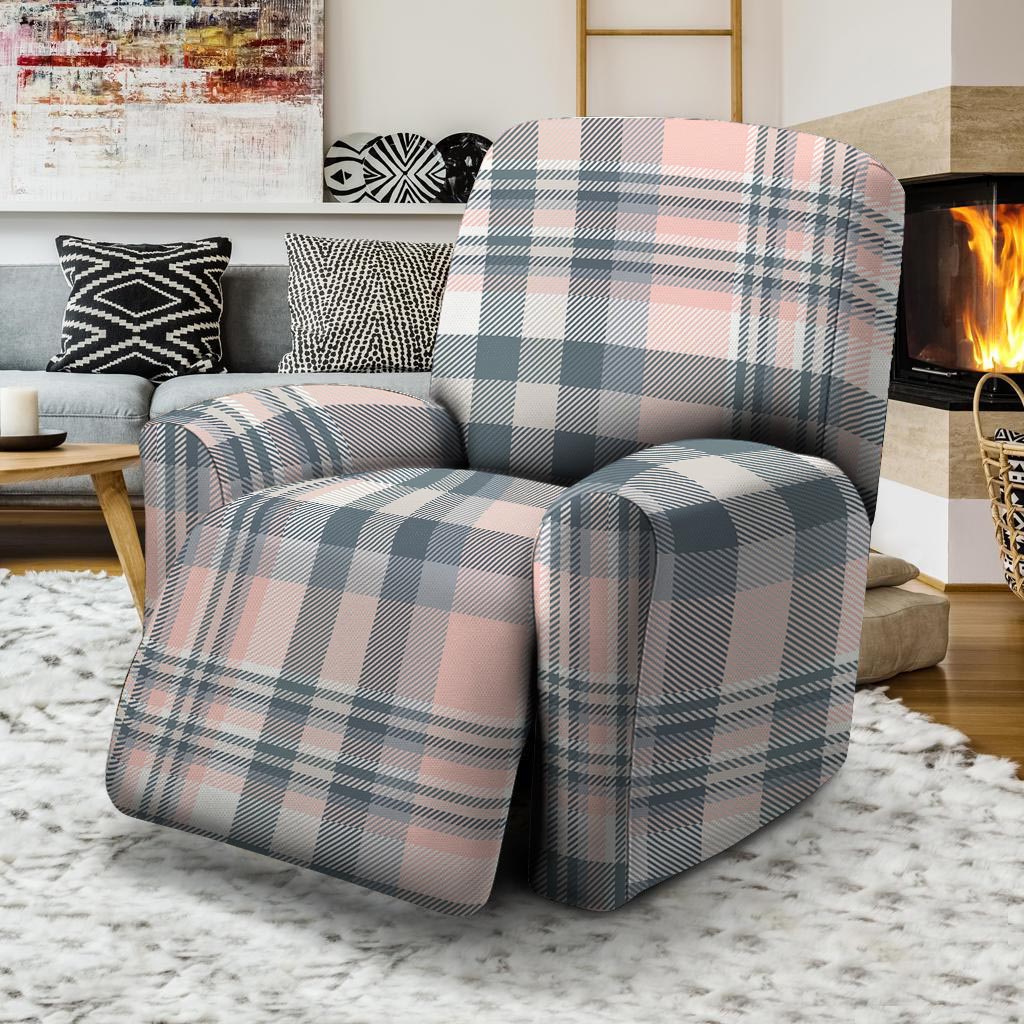 Gray store plaid recliner