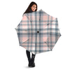 Pink Grey Plaid Tartan Umbrella-grizzshop