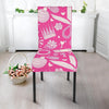 Pink Hair Stylist Pattern Print Chair Cover-grizzshop