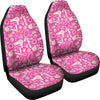 Load image into Gallery viewer, Pink Hair Stylist Pattern Print Universal Fit Car Seat Cover-grizzshop