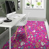 Pink Hippie Floor Mat-grizzshop