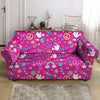 Pink Hippie Loveseat Cover-grizzshop