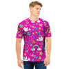 Pink Hippie Men T Shirt-grizzshop