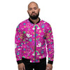 Pink Hippie Men's Bomber Jacket-grizzshop