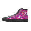 Pink Hippie Men's High Top Shoes-grizzshop