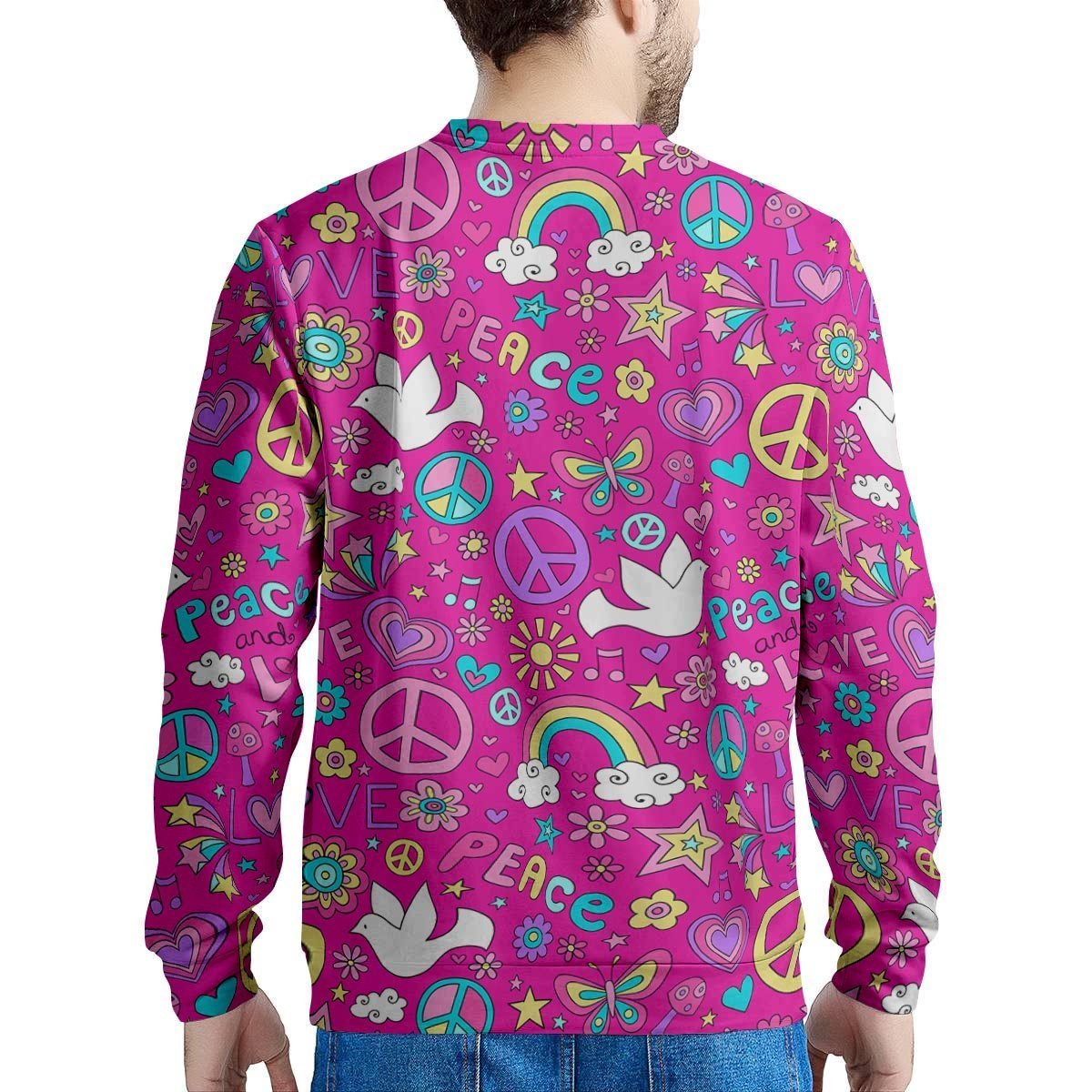 Pink Hippie Men's Sweatshirt-grizzshop