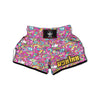 Pink Hippie Muay Thai Boxing Shorts-grizzshop