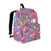 Pink Hippie Psychedelic Backpack-grizzshop