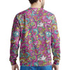 Pink Hippie Psychedelic Men's Sweatshirt-grizzshop