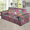 Pink Hippie Psychedelic Sofa Cover-grizzshop