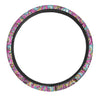 Pink Hippie Psychedelic Steering Wheel Cover-grizzshop