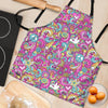 Pink Hippie Psychedelic Women's Apron-grizzshop