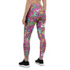 Pink Hippie Psychedelic Women's Leggings-grizzshop