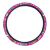 Pink Hippie Steering Wheel Cover-grizzshop