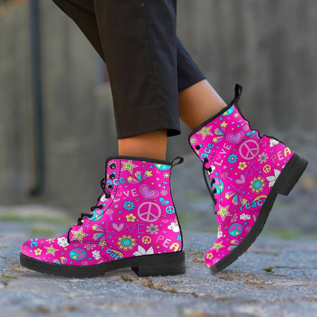 Pink Hippie Women's Boots-grizzshop