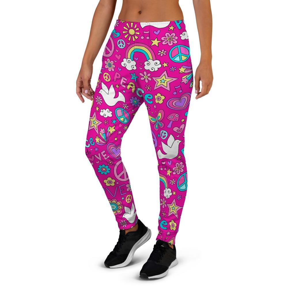 Pink Hippie Women's Joggers-grizzshop