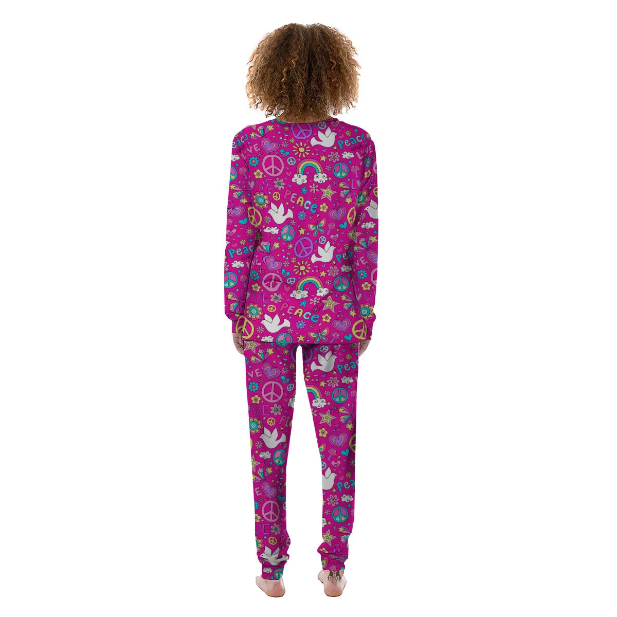 Pink Hippie Women's Pajamas-grizzshop