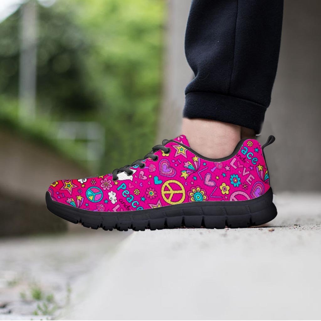 Pink Hippie Women's Sneakers-grizzshop