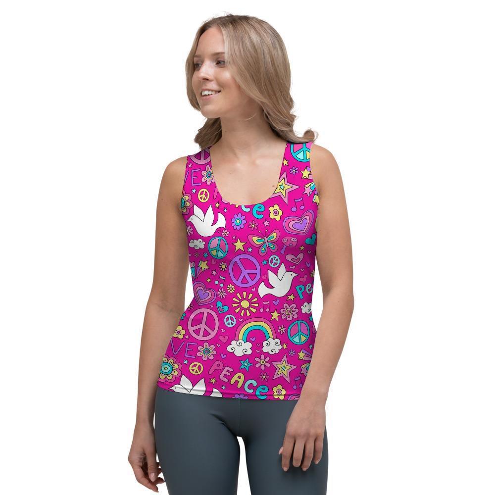 Pink Hippie Women's Tank Top-grizzshop