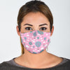 Pink Hot Air Balloon Pattern Print Face Mask-grizzshop