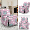 Pink Hot Air Balloon Pattern Print Recliner Cover-grizzshop