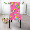 Pink Ice Cream Cone Pattern Print Chair Cover-grizzshop