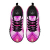 Pink Kaleidoscope Print Black Sneaker-grizzshop