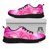 Pink Kaleidoscope Print Black Sneaker-grizzshop