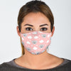 Pink Koala Pattern Print Face Mask-grizzshop