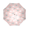 Pink Koala Pattern Print Foldable Umbrella-grizzshop