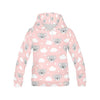 Pink Koala Pattern Print Men Pullover Hoodie-grizzshop