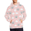 Load image into Gallery viewer, Pink Koala Pattern Print Men Pullover Hoodie-grizzshop