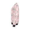 Pink Koala Pattern Print Women's Sweatshirt-grizzshop