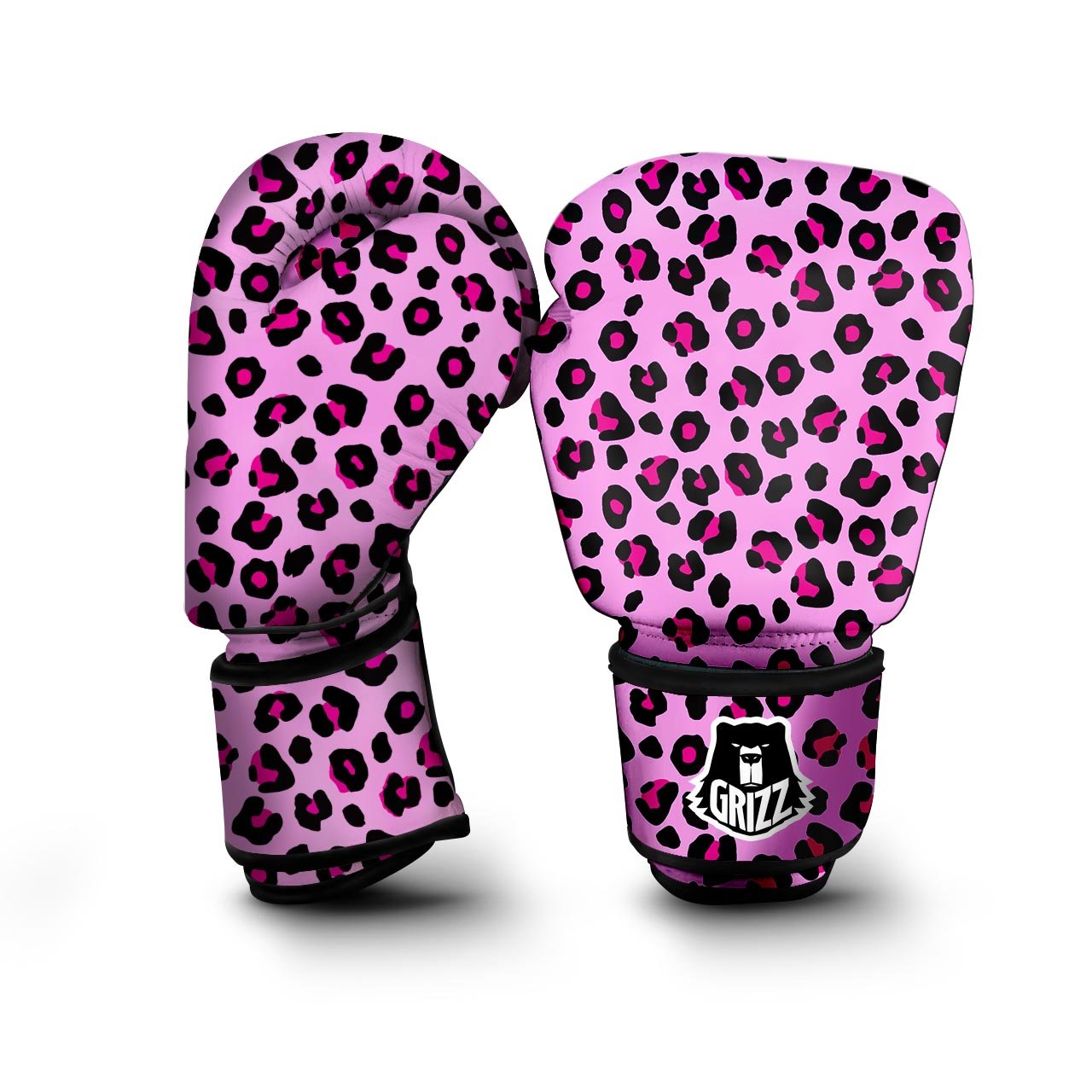 Pink Leopard Boxing Gloves-grizzshop