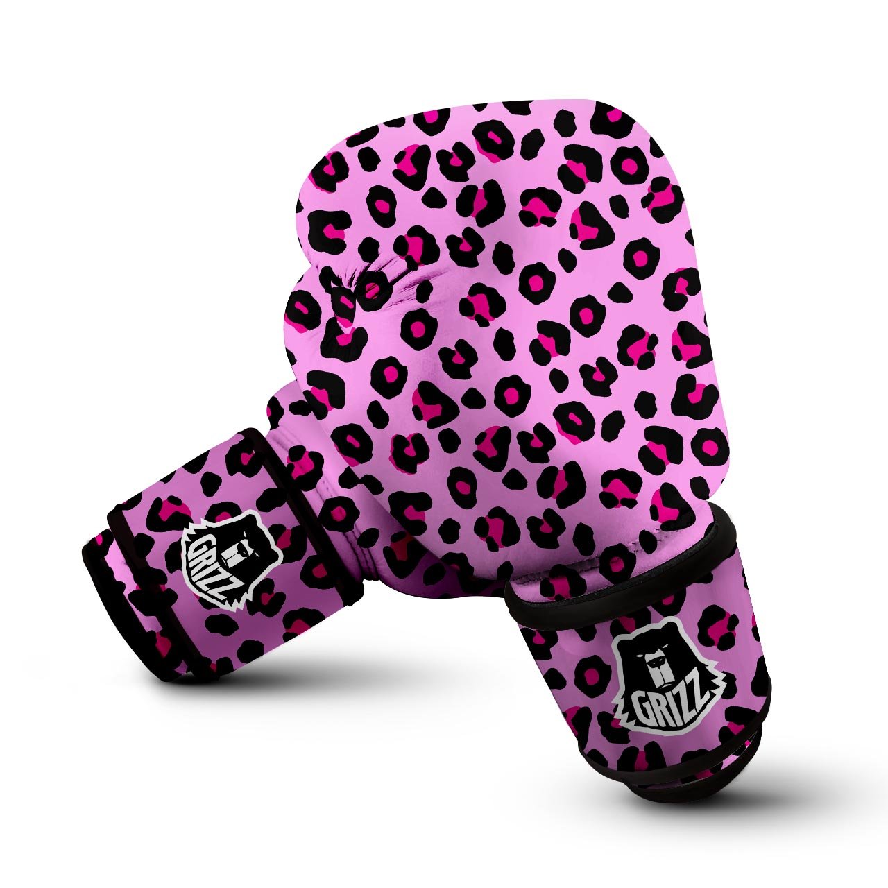 Pink Leopard Boxing Gloves-grizzshop