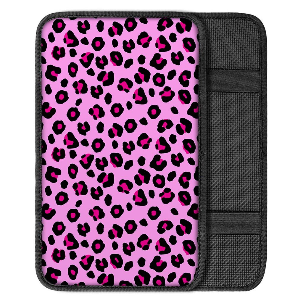 Pink Leopard Car Console Cover-grizzshop