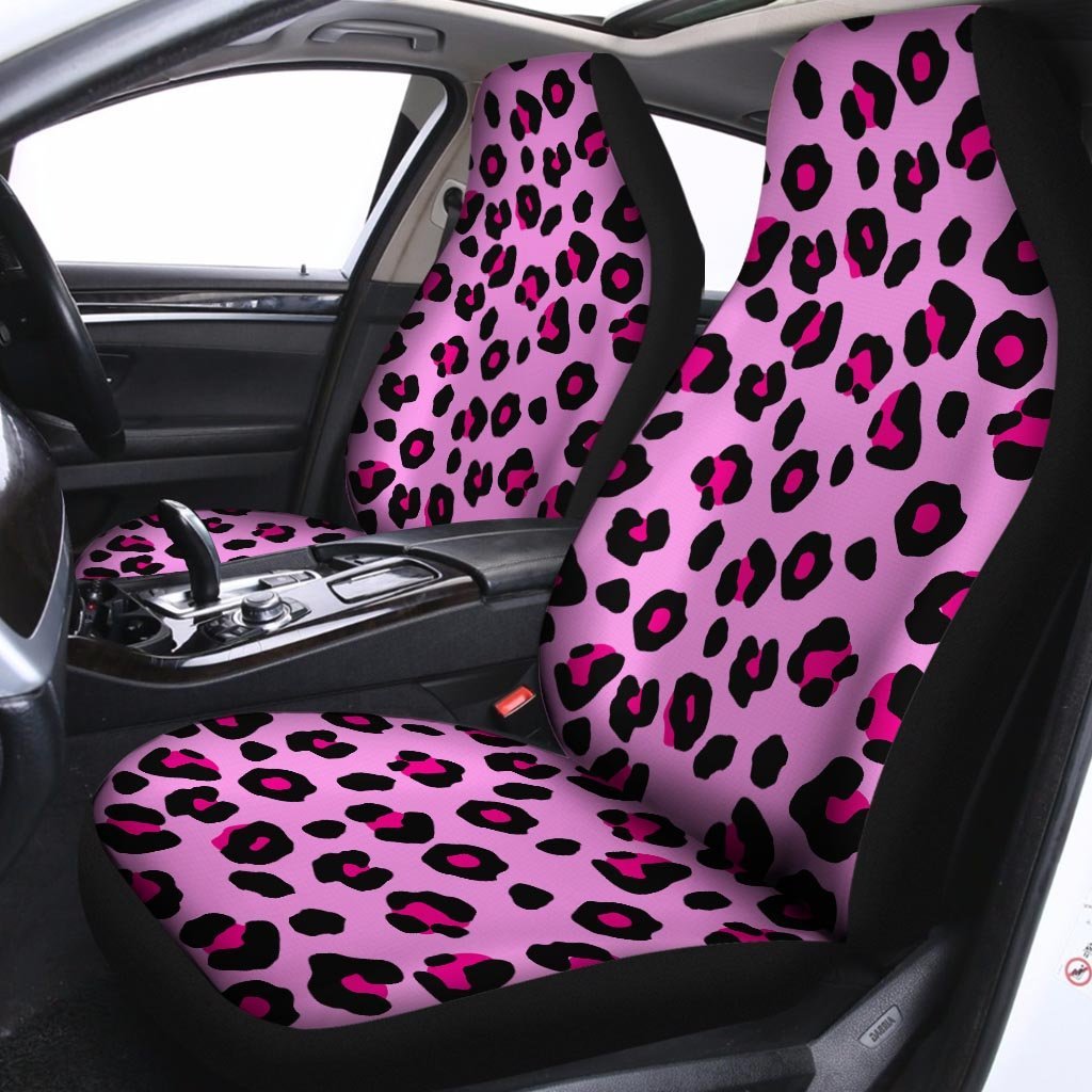 Pink Leopard Car Seat Covers-grizzshop