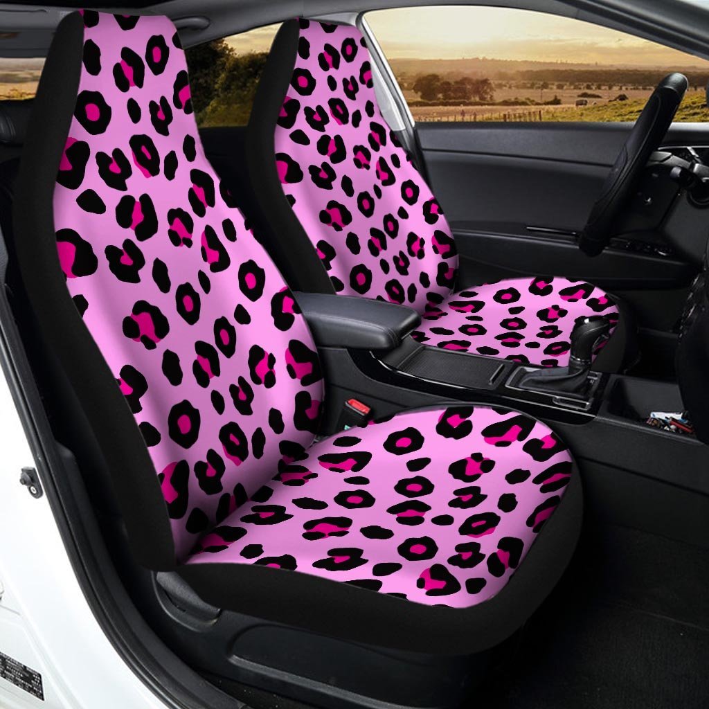 Pink Leopard Car Seat Covers-grizzshop