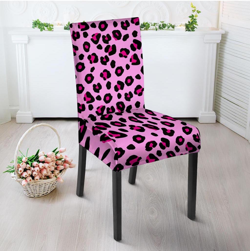 Pink Leopard Chair Cover-grizzshop