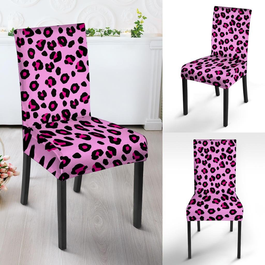 Pink Leopard Chair Cover-grizzshop