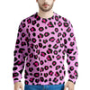 Pink Leopard Men's Sweatshirt-grizzshop