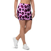 Pink Leopard Mini Skirt-grizzshop