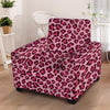 Pink Leopard Print Armchair Cover-grizzshop