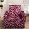 Pink Leopard Print Armchair Cover-grizzshop