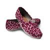 Pink Leopard Print Canvas Shoes-grizzshop