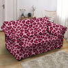 Pink Leopard Print Loveseat Cover-grizzshop