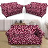 Pink Leopard Print Loveseat Cover-grizzshop