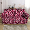 Pink Leopard Print Loveseat Cover-grizzshop